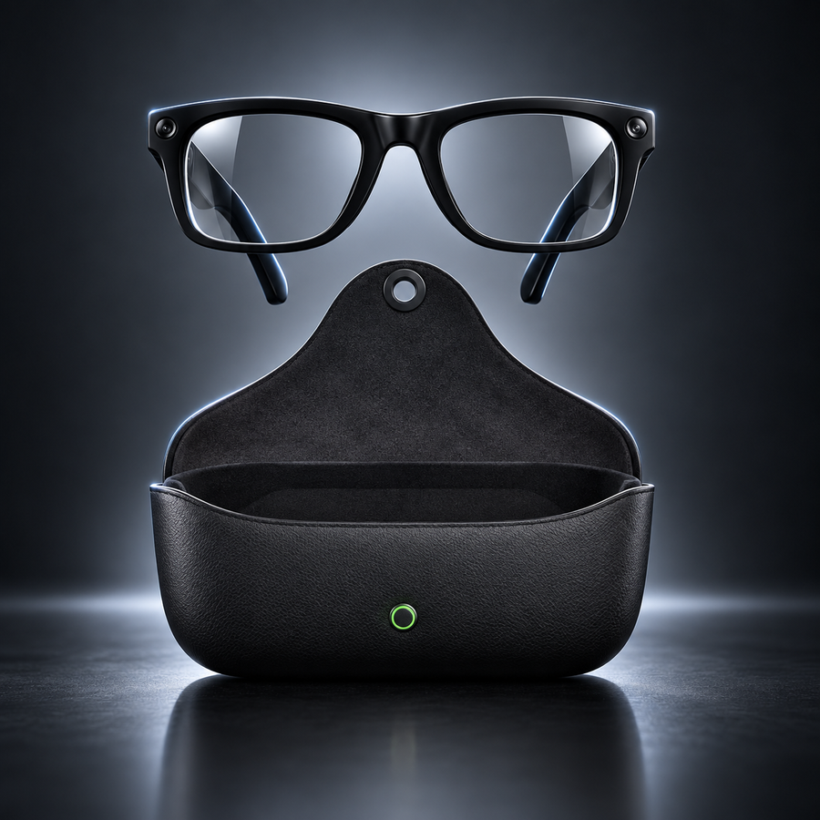 VEYO N AI Glasses with Charging Case